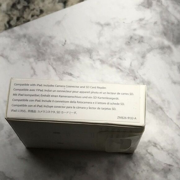 New In Box Genuine OEM Apple iPad Camera Connection Kit MC531ZM/A A1362 A1358 - Picture 10 of 12